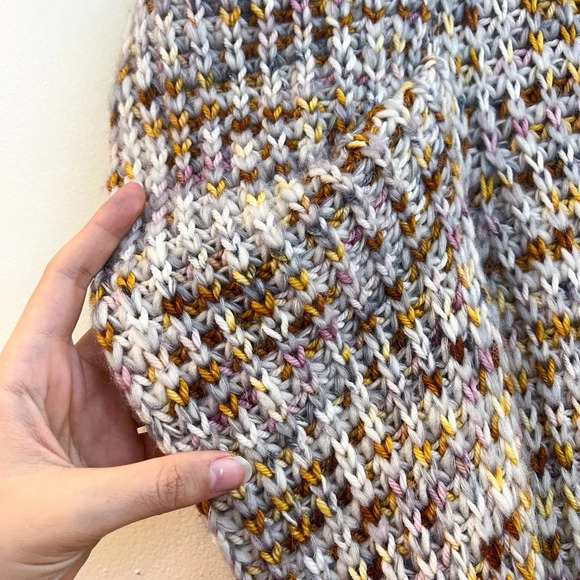 Ulla Johnson Rosina Colorful Puff Sleeve Crew Neck Alpaca Blend Knit Sweater M/L - Picture 6 of 12